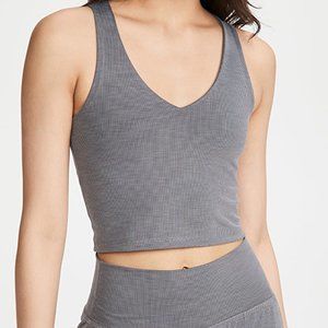 Beyond Yoga Go To Ribbed Cropped Tank NWOT